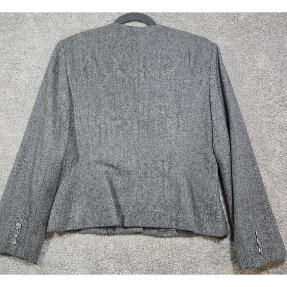 Kirkland Hall VTG Two-Piece Gray Wool Skirt Suit Tweed Lined USA Made Women's 12 - Picture 5 of 16